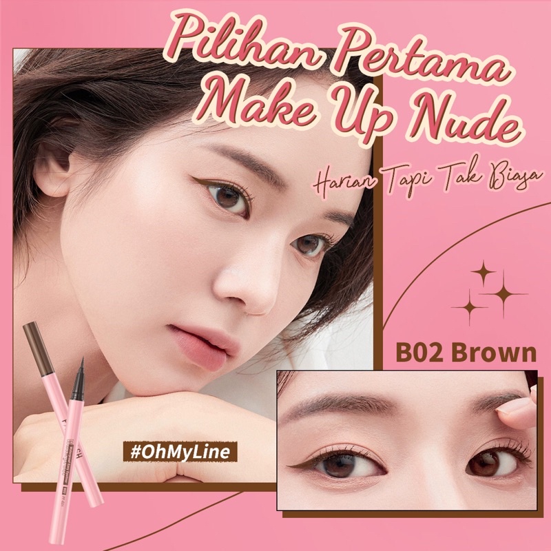 [BISA COD] PINKFLASH Waterproof Easy Eyeliner