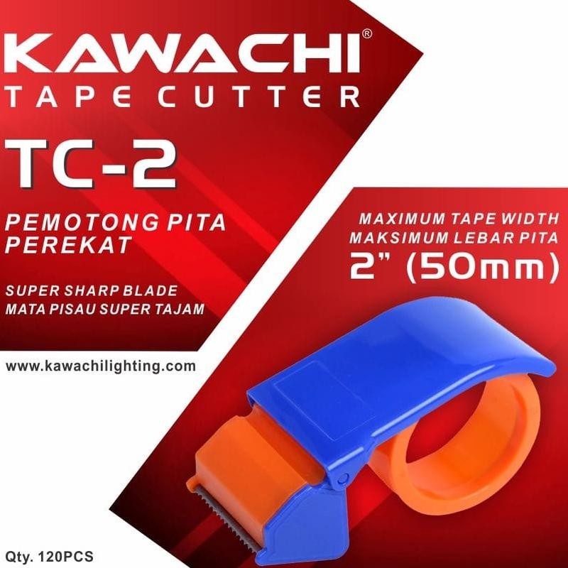 Alat Packing Tape Cutter Kawachi TC-02 Tape Dispenser Pemotong Lakban