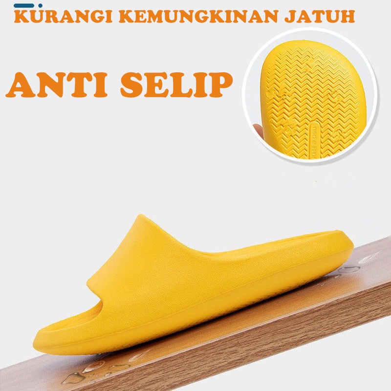 PRODUK BARU Sandal Anak Perempuan Laki Laki Unisex Sendal Anak Slop Cewek Cowok Empuk Premium Anti Slip Sandal Anak Selop Anak Jelly Karet Santai