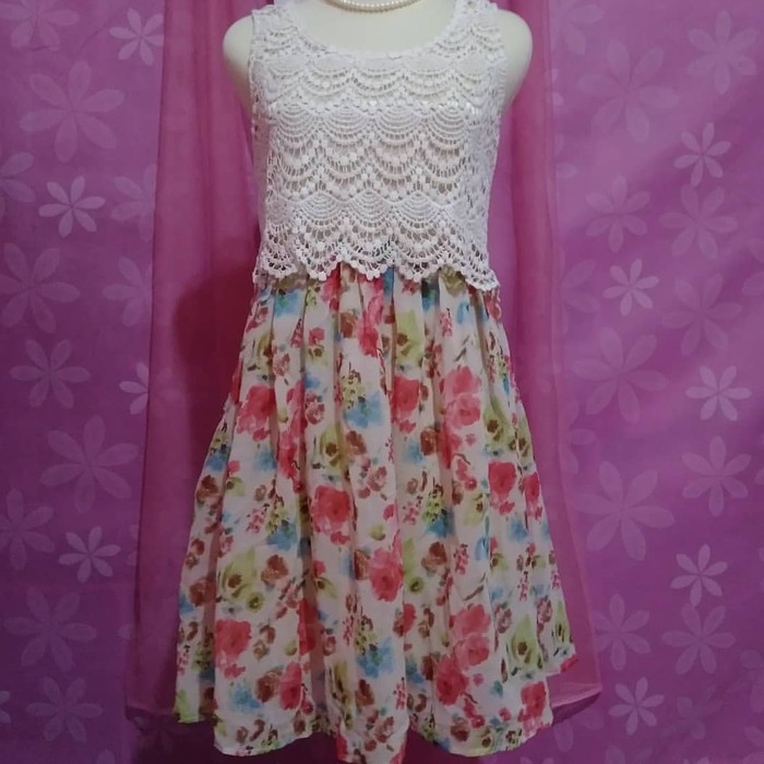 Dress Sifon Lace Clef De Sol