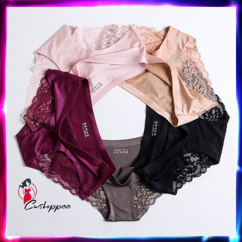 Celana Dalam Renda Seamless Underwear Celana Dalam Sorex Seamless Murah Motif Lace Daleman Wanita