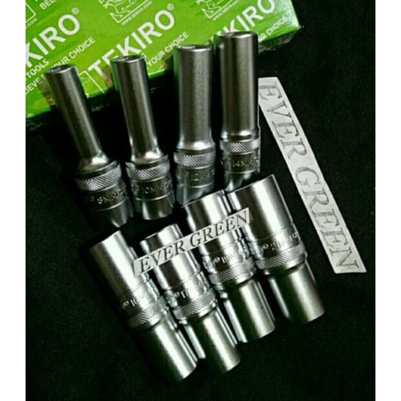 TEKIRO 10 pcs MATA KUNCI SOK PANJANG SHOCK 8 10 12 14 16 17 19 21 22 24 - - - sedia Stang treker Sok