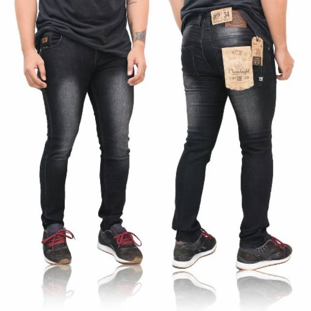 AIRBLACK DENIM TERLARIS / 784 VICTORY celana jeans NEW panjang skinny semi slimfit cowo / cowok /