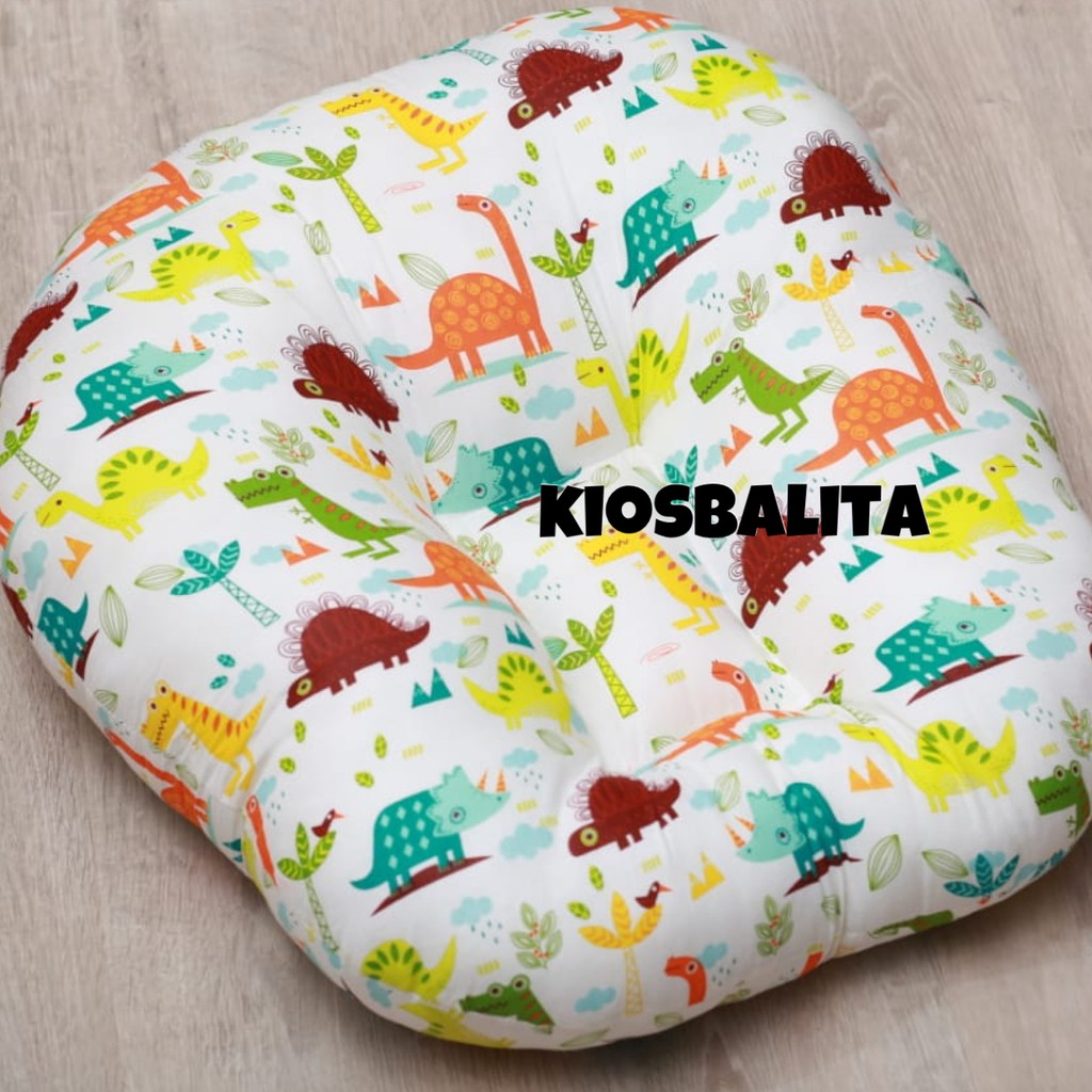 2in1 Sofa Bayi Multifungsi Kasur Bayi Silicon Grade 1st/ New Born Baby Lounge / Kasur Traveling Bayi