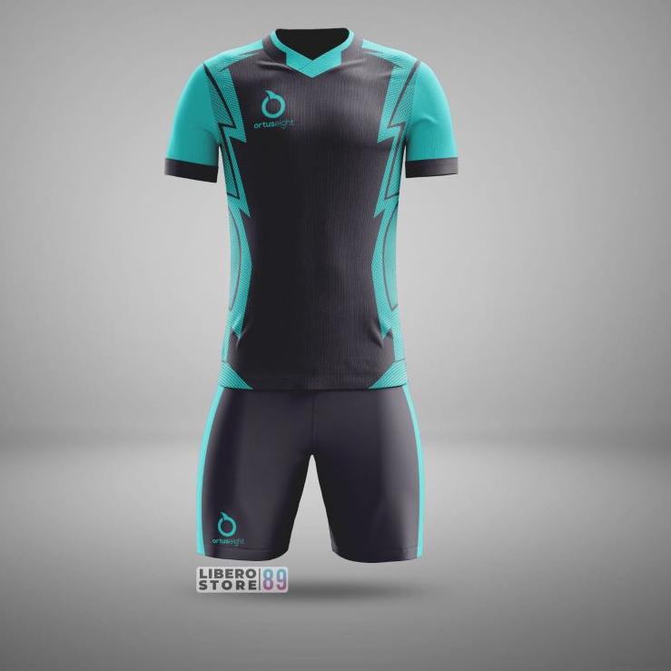 ARO.259098 ◦ Jersey Futsal Dewasa 1 Set Baju + Celana Baju Olahraga Kaos Futsal Baju Bola Pria