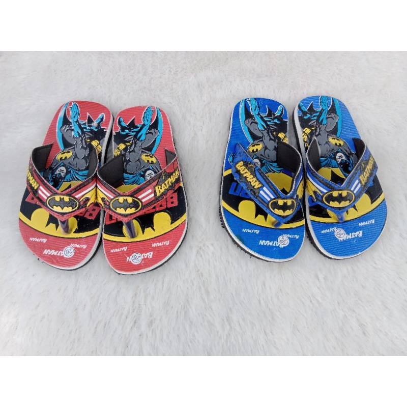 Sandal Jepit Anak laki laki Motif BTMN Terbaruuu