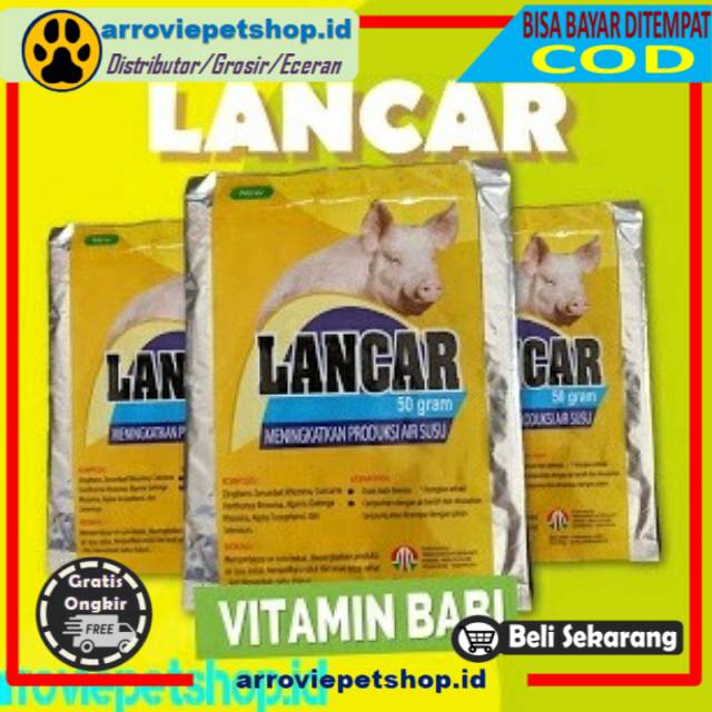 

LANCAR BABI 50 GRAM JAMU MENINGKATKAN PRODUKSI AIR SUSU INDUK BABI