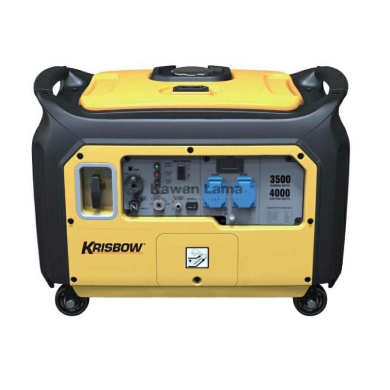 KRISBOW Genset Listrik 4000 Watt Redam Suara /  GENERATOR GASOLINE INV 4000W 1PH SILENT