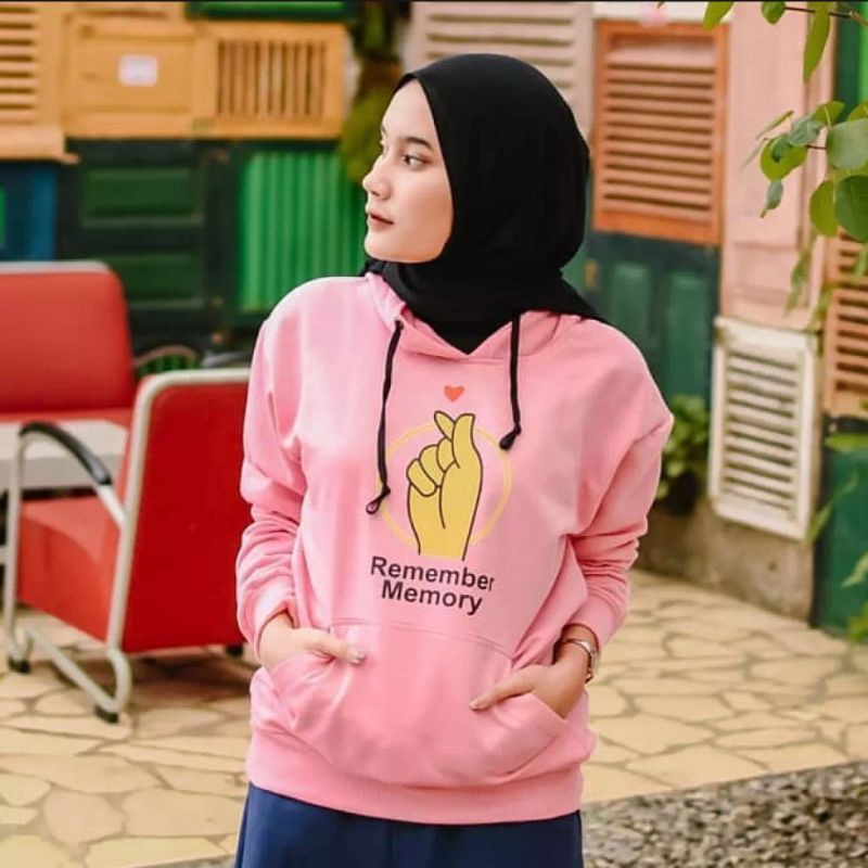 REMEMBER MEMORY HOODIE || SWEATER PRIA || HOODIE WANITA #RMH