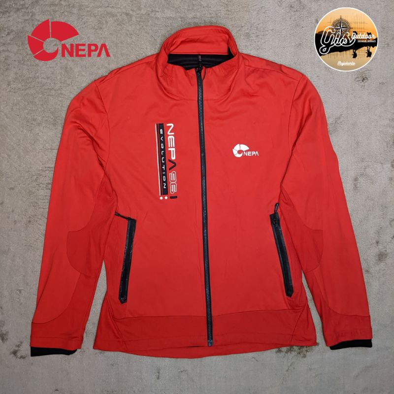 Jaket gunung NEPA - Merah / Second Original
