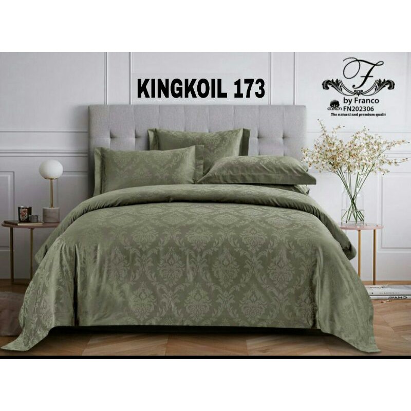 Sprei Katun KingKoil Uk. 180x200x30