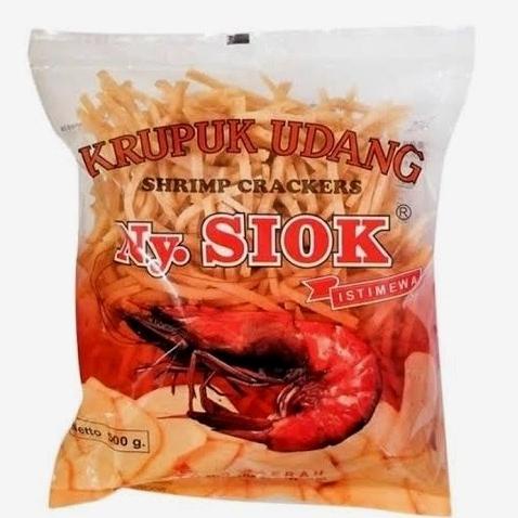 

kerupuk udang stick(panjang) nyonya siok/ny. SIOK. uk 500gram ---Terbaru---