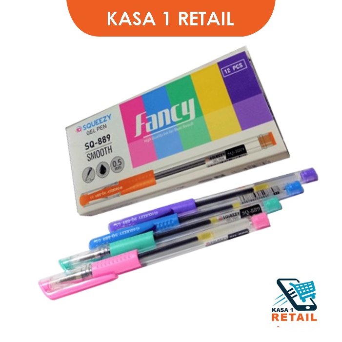 

3 PCS Pulpen Fancy Warna-Warni Unik