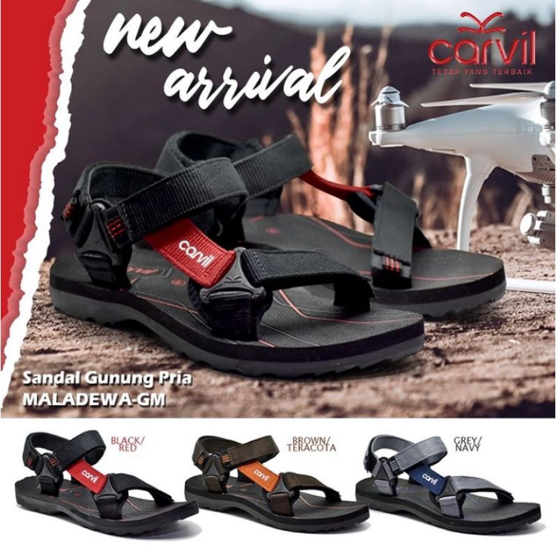 Carvil Maladewa 38-44 Sandal Pria Sandal Gunung Pria Dewasa Maxima