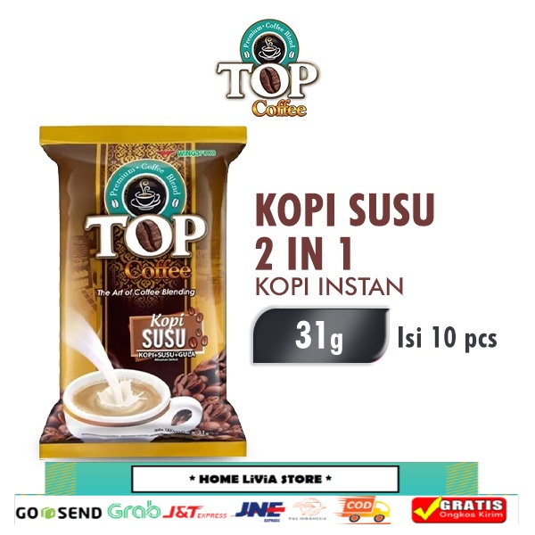 

TOP Kopi Susu 3 In 1 Pack 10 x 31 gr