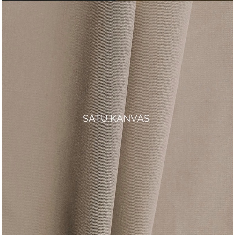 Kain AMERICAN DRILL SAVERO / bahan kain seragam-Khaky Muda