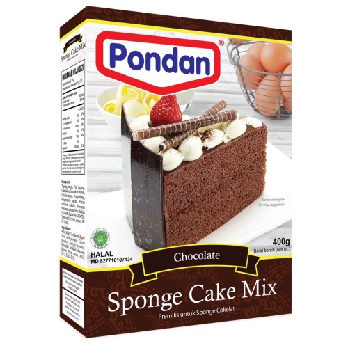 

PONDAN SPONGE CAKE MIX 4 VARIAN RASA 400G