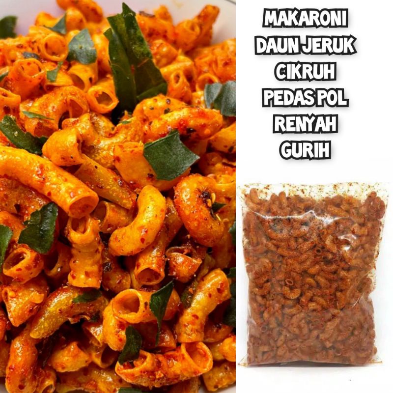 

makaroni pedas daun jeruk cikruh 500 gr