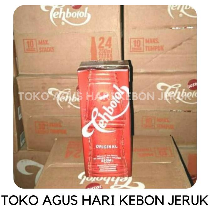 

[COD] TEH BOTOL SOSRO KOTAK 250 ML, 1 dus isi 24 kotak teh kemasan [COD]
