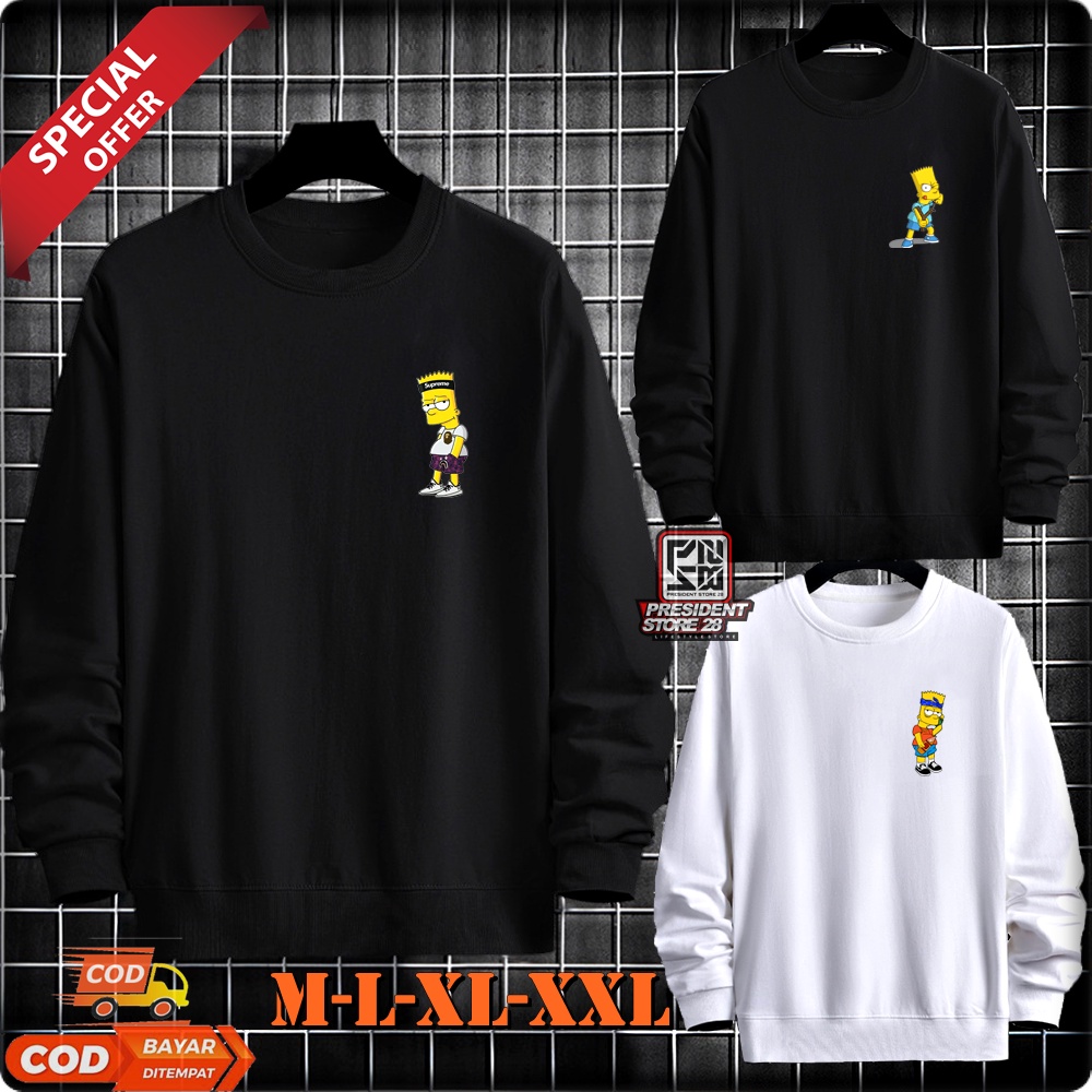 CREWNECK SIMPSON / CREWNECK PRIA / CREWNECK POLOS / CREWNECK WANITA / CREWNECK BASIC / CREWNEK CEWE COWO / CREWNECK SIMPSON / CREWNECK MURAH UNISEX
