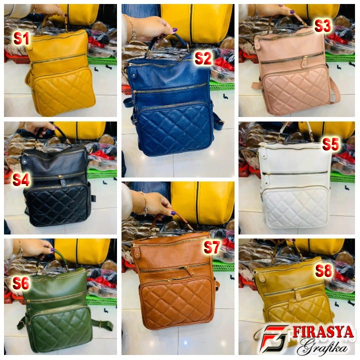 Tas Kulit Ransel 3 in 1 Ukuran L  muat untuk Laptop juga