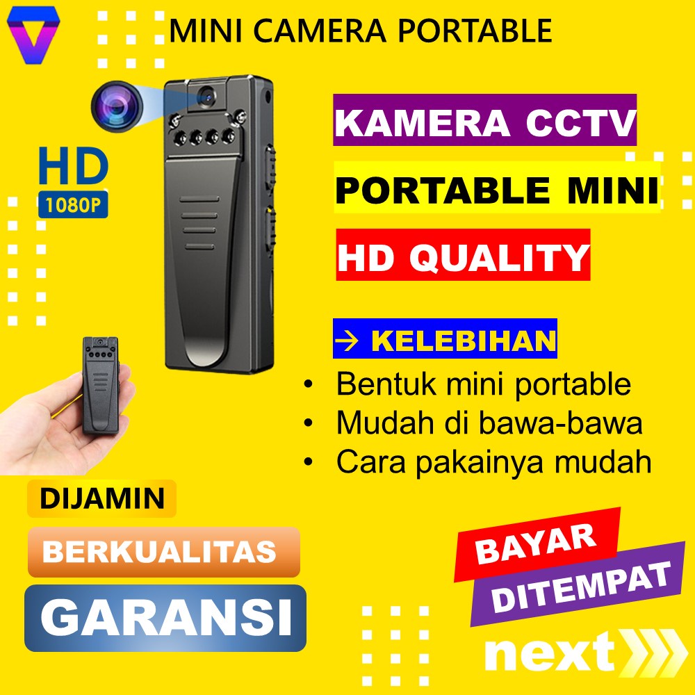 KAMERA MINI TERSEMBUNYI TANPA KABEL CAMERA CCTV PENGINTAI KECIL OUTDOOR IP SPYCAM SPY CAM HIDDEN CAMERA CAMCORDER PENGINTIP MATAMATA MURAH BENTUK CLIP RECORDER ALAT KEAMANAN RUMAH JS137