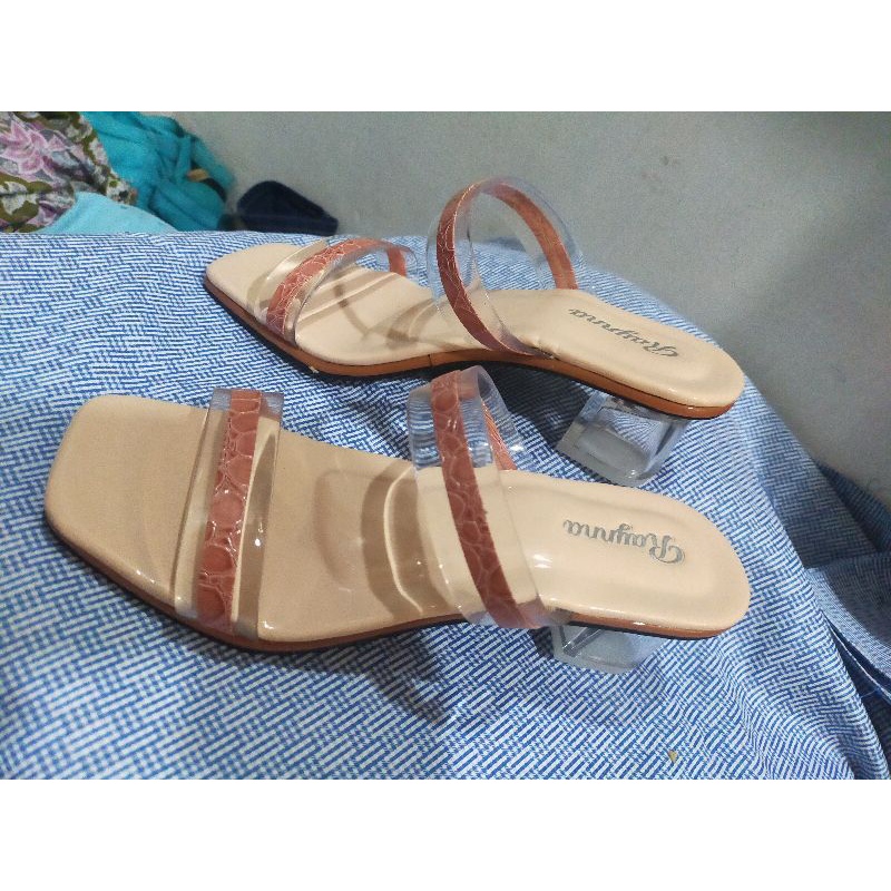 sandal flat wanita sandal wanita hak 3cm