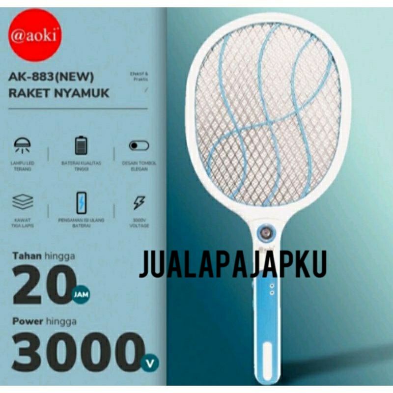 Raket Reket Nyamuk Pembasmi Nyamuk Aoki/Luby