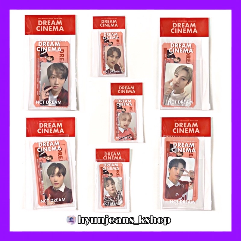 [READY STOCK] NCT DREAM Official XR LIVE SPECIAL EVENT - DREAM CINEMA : SPECIAL AR TICKET SET NCTDRE
