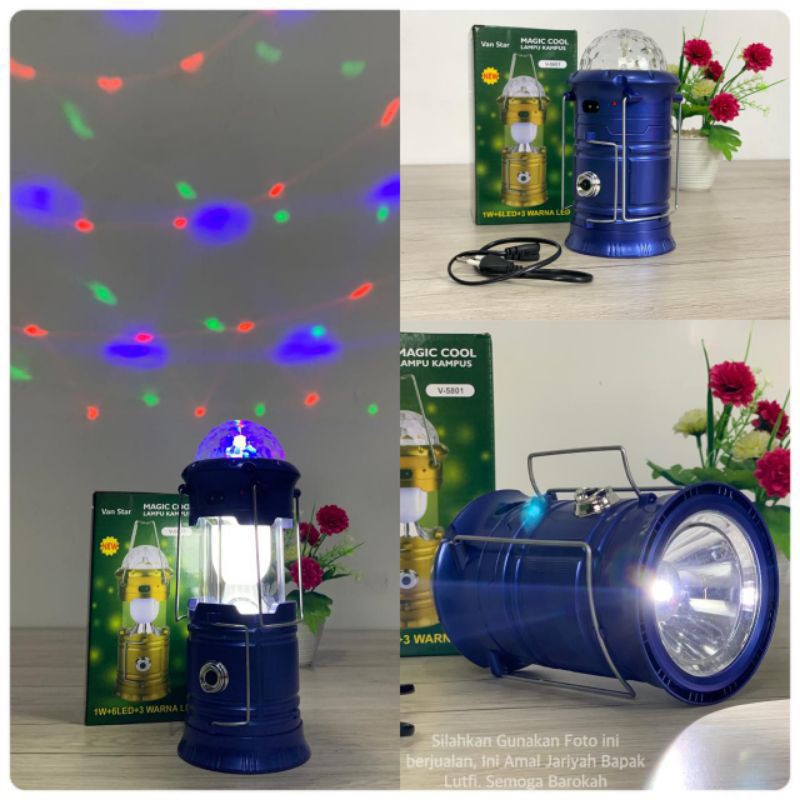 Lentera Tarik Senter Lampu Disco SH5801