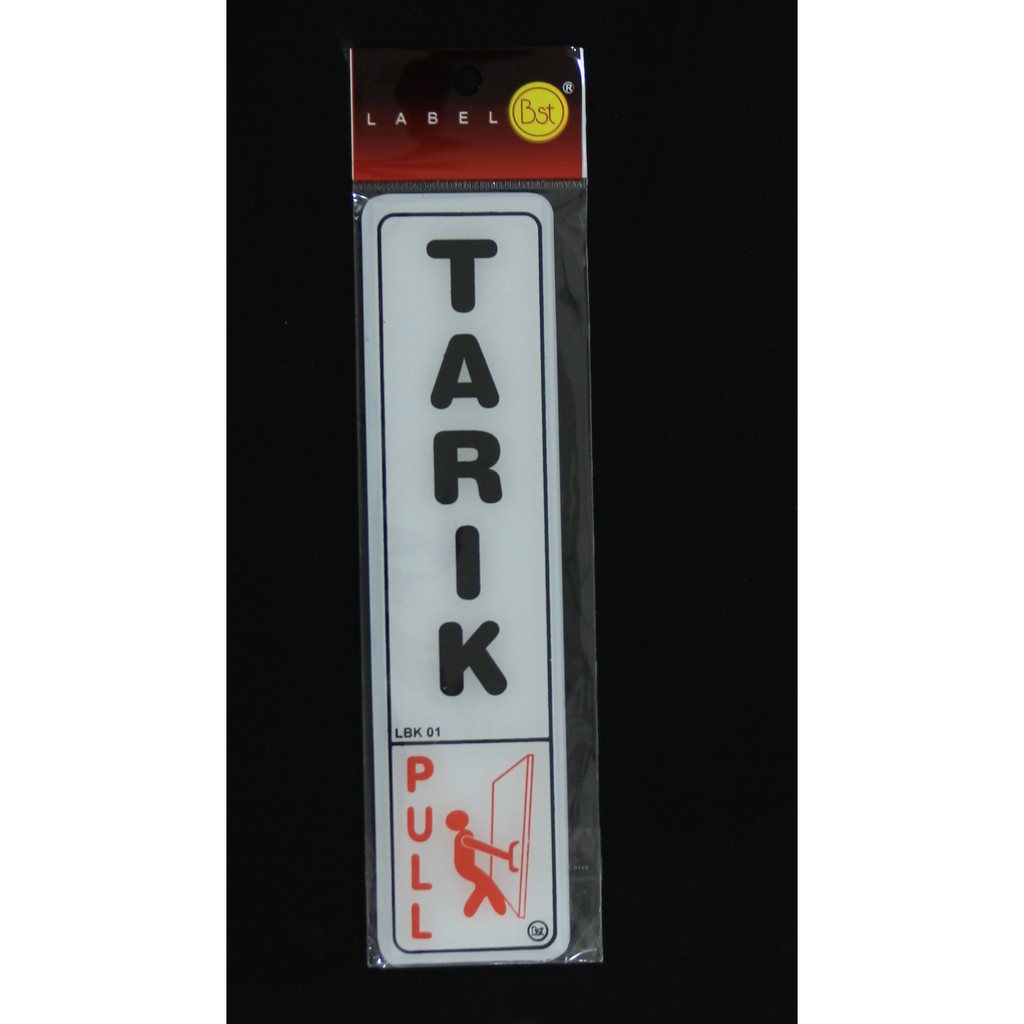 

Label Akrilk Tarik/Pull