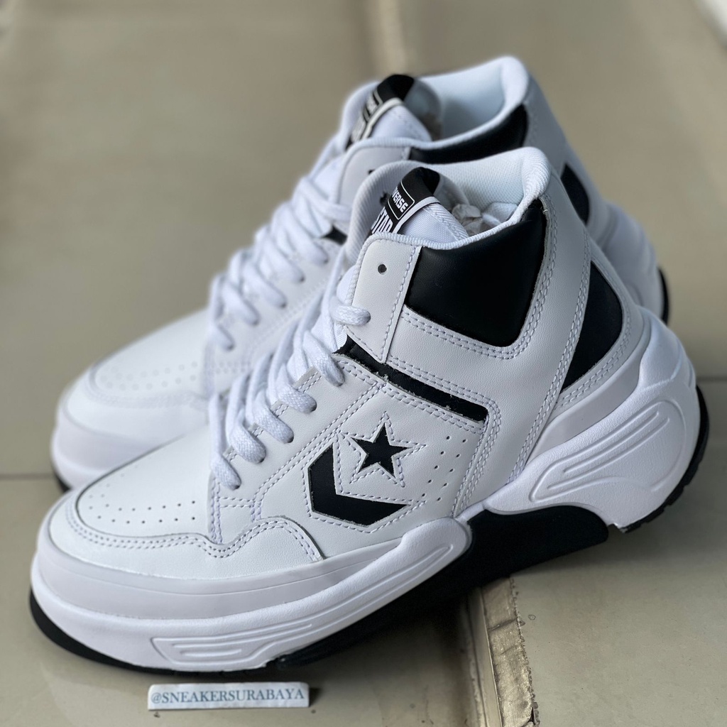 Converse Weapon CX Mid White Black