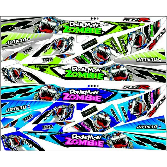 READY STOK (Bisa COD) Striping variasi stiker lis bodi Fiz r FIZR FIZ R F1ZR F1Z R  & VEGA R NEW  mo