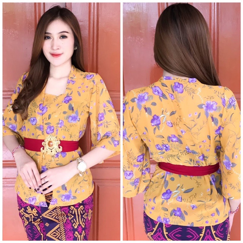 kebaya jadi sifon bunga