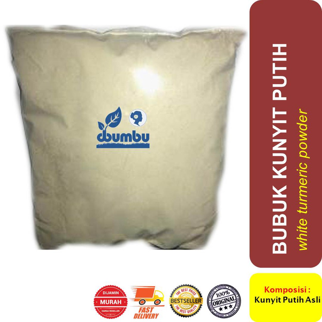 

Bubuk Kunyit Putih kemasan 1000 gram