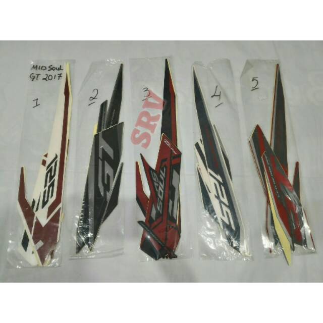 STRIPING MOTOR MIO SOUL GT TAHUN 2014