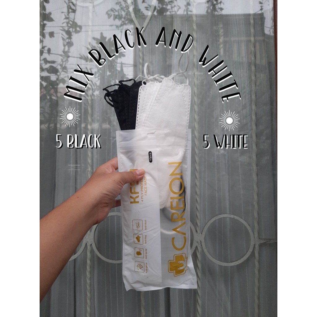 KF 94 Mix Hitam dan Putih Careion