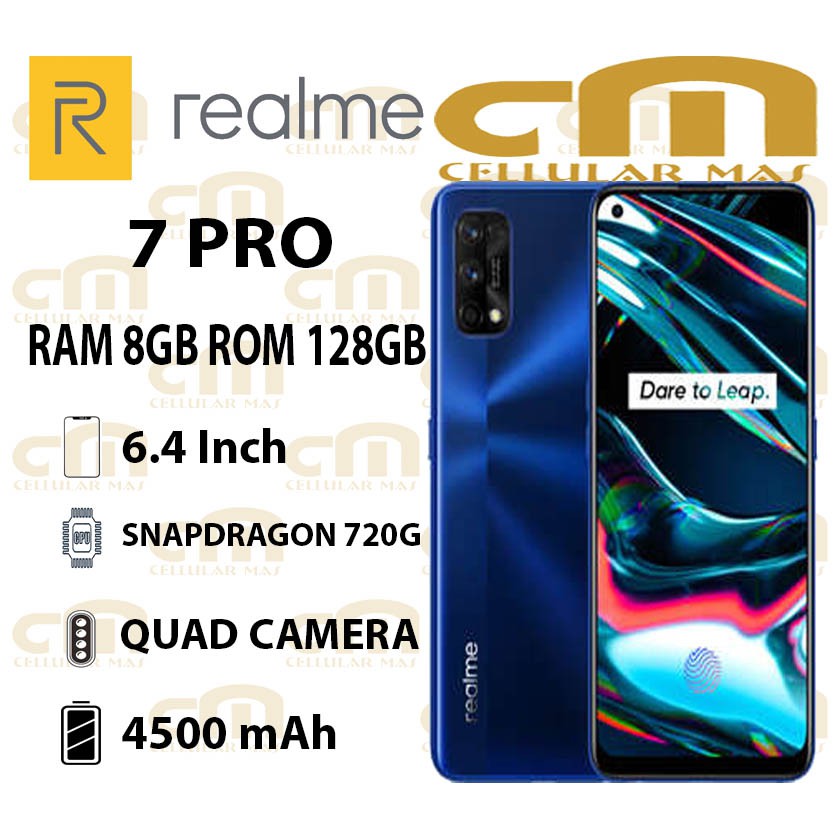 Realme 7 Pro 8/128 RAM 8GB ROM 128GB GARANSI RESMI REALME