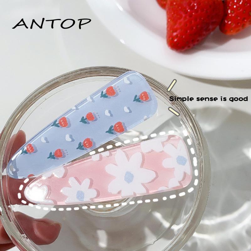 Jepit Rambut Motif Bunga Untuk Wanita