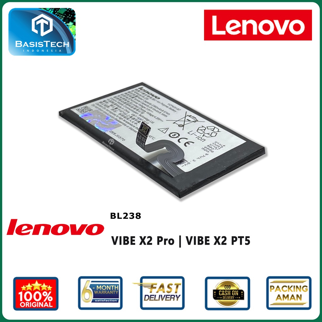 BATERAI LENOVO VIBE X2 PRO - VIBE X2 PT5 - BL238 - ORI