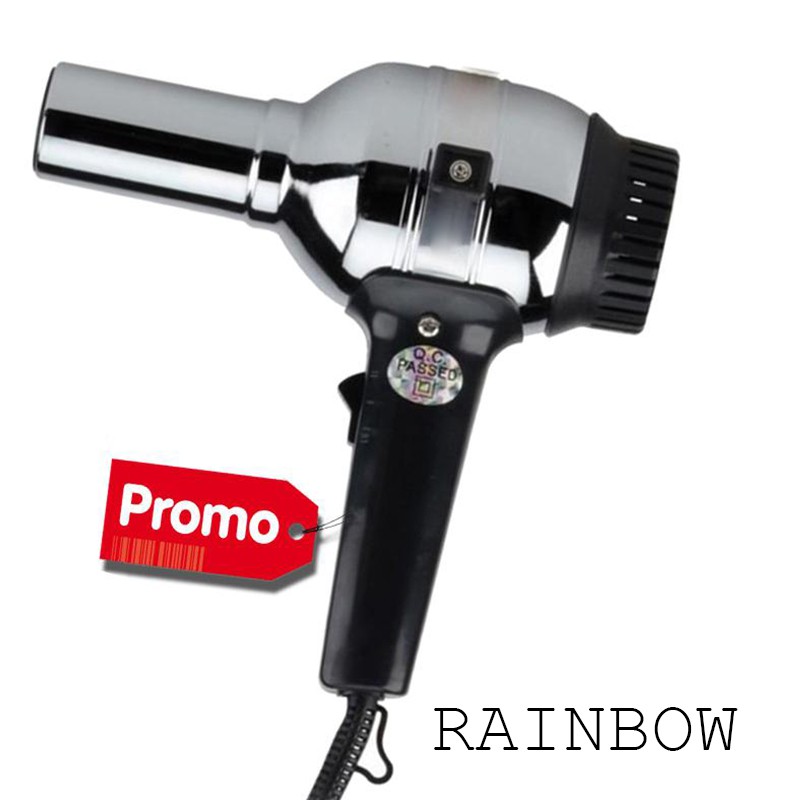 PROMO SHOPEE HAIRDRYER RAINBOW 350 WATT - HAIR DRAYER 350W - PENGERING RAMBUT