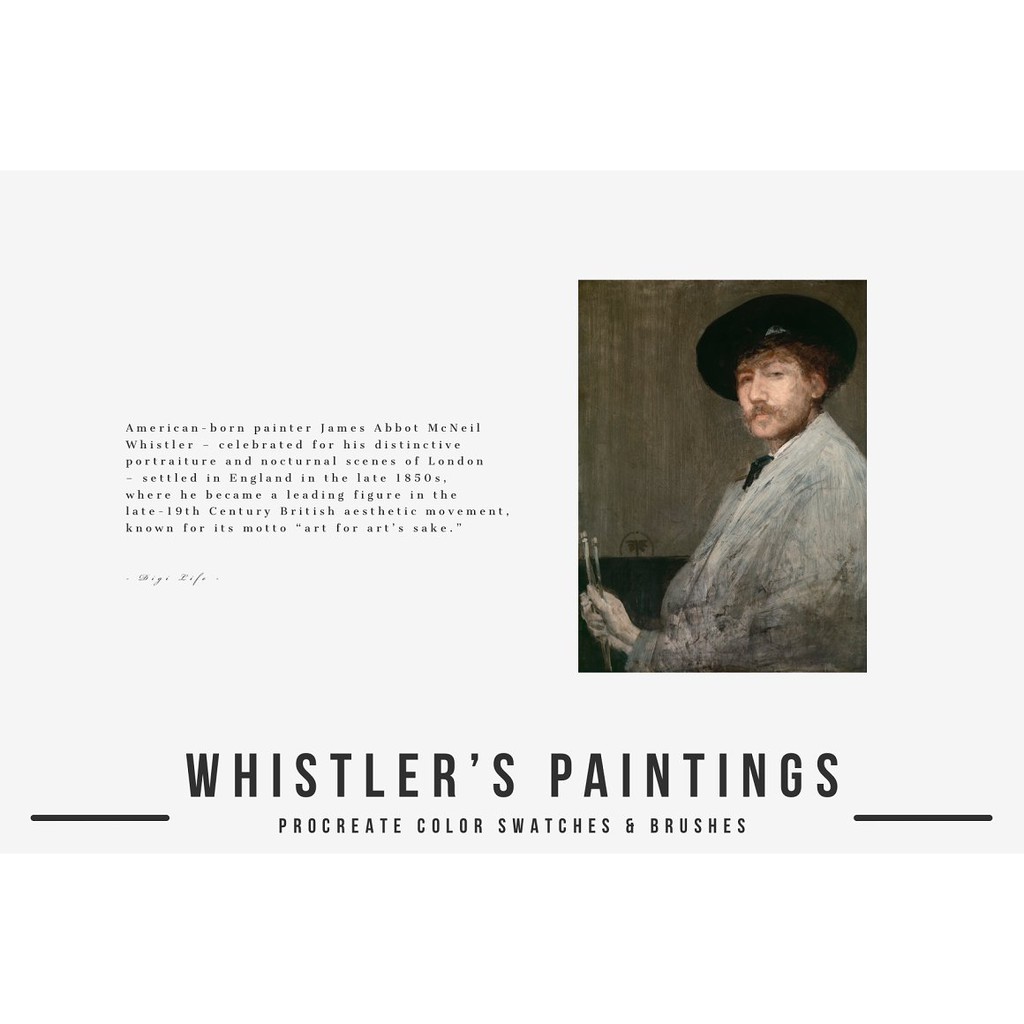 Procreate Brush - Whistler's Art