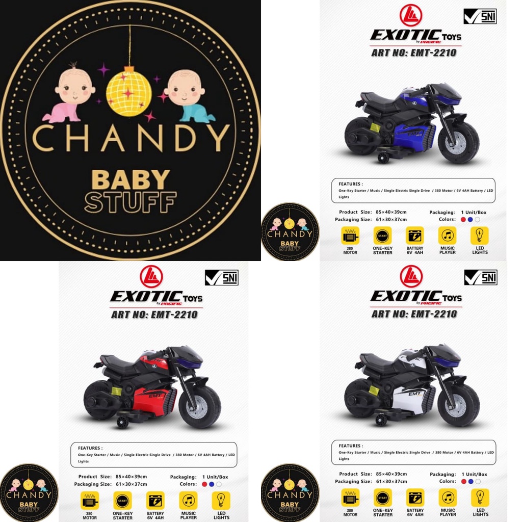 SEPEDA MOTOR AKI ANAK EXOTIC EMT 2210