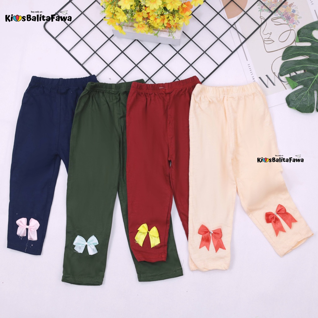 Legging Pita uk Bayi - 5 Tahun / Celana Polos Panjang Anak Perempuan Leging Lejing Laging Baby Bahan Kaos Murah