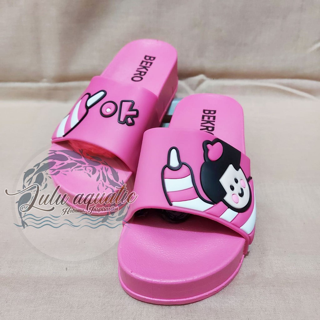 Sandal Selop Anak/ Sandal Jelly/ Sandal Kokop karakter - 1840