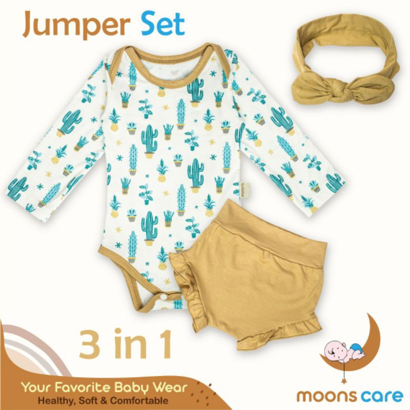 MOONS JUMPER SET 3 IN 1/JUMPER MOON'S/JUMPER BAYI/BAJU BAYI