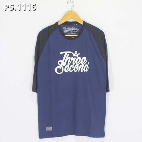 Kaos Distro Murah | Baju Pria Murah | Kaos Reglan 3/4 3second GG PS-1116 | Kaos Murah Keren