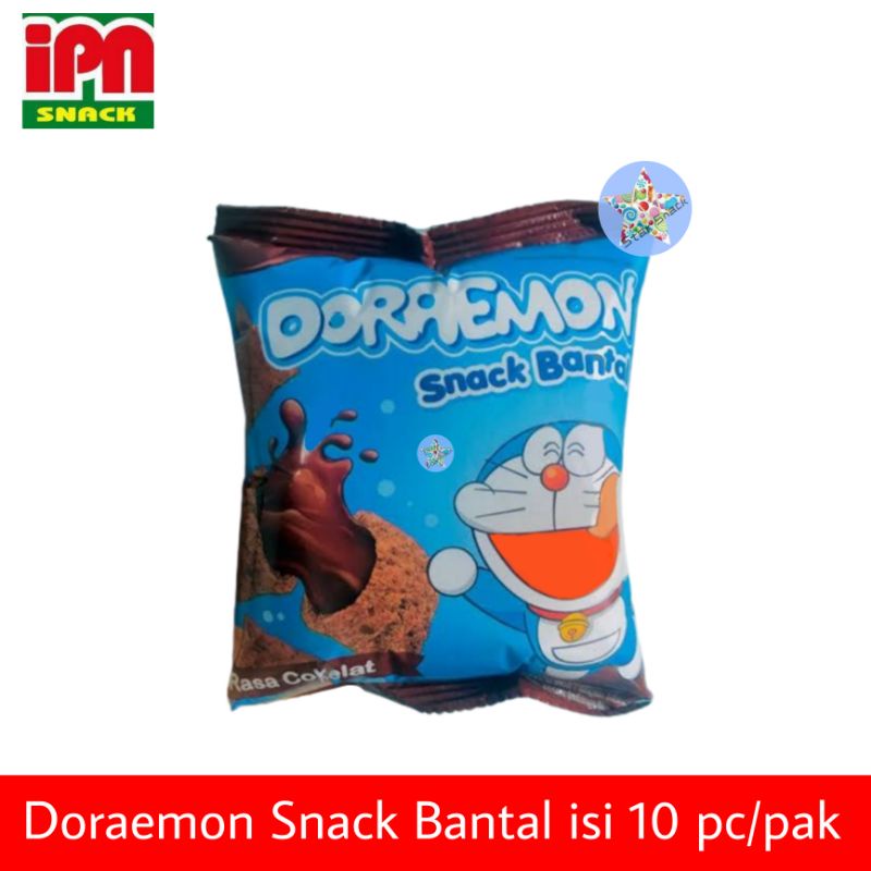 

IPN Doraemon Snack Bantal Coklat isi 10 pc/pak