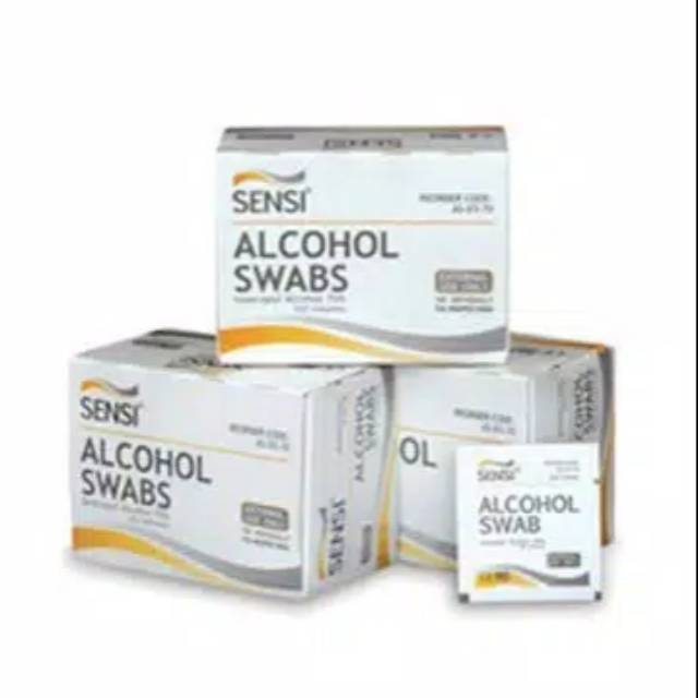 Alkohol Swab SENSI (Isi 100 Pcs)