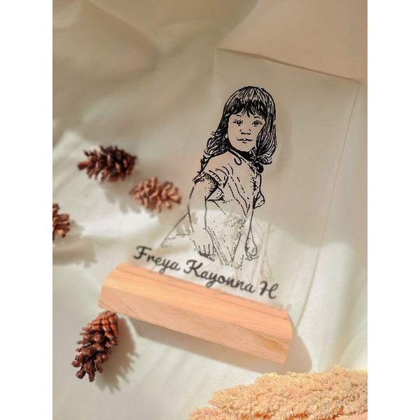 LUKISAN AKRILIK/KACA/KADO/GIFT/HAMPERS MURAH HANDMADE